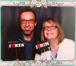 Dan Hitz cu soția