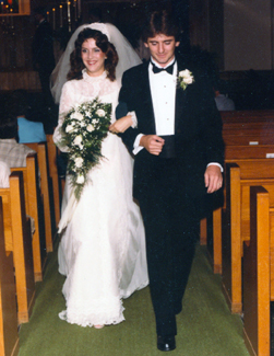Dennis Jernigan în ziua căsătoriei cu Melinda