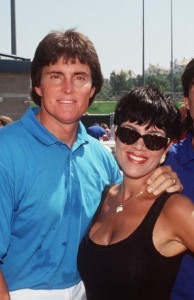 Bruce Jenner şi soţia lui Kris în septembrie 1993